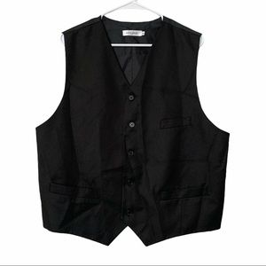 Pierre Cardin Black Waistcoat Large
